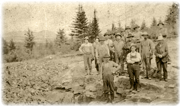 Les mines de St-Urbain autour des années 1870